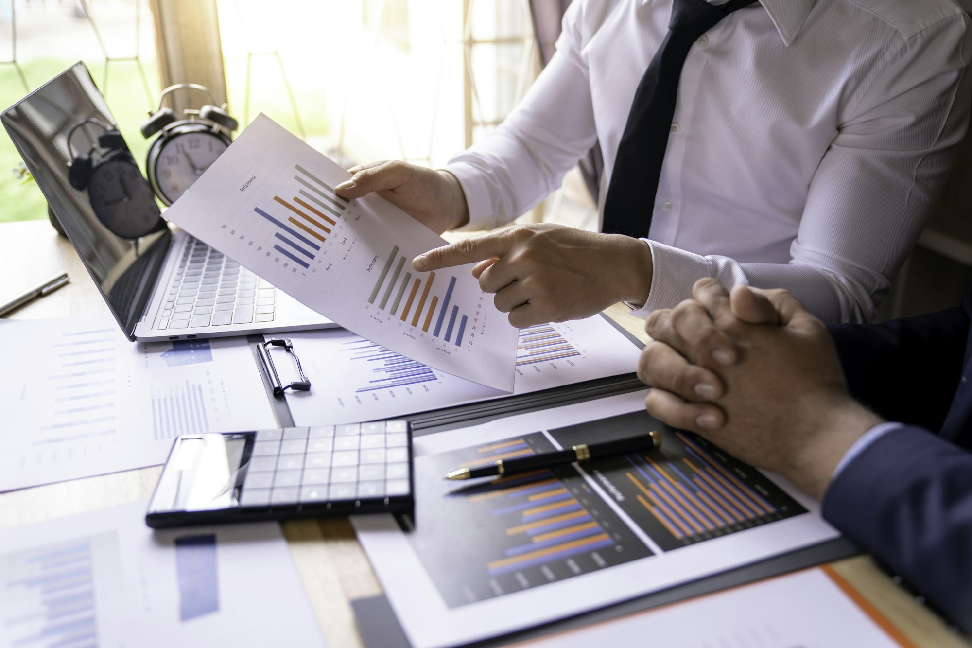 Business Consulting meeting working and brainstorming, discussing, business strategy, analyzing with